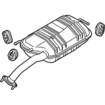 Kia Spectra Exhaust Pipe - 287002F731