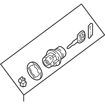 Kia 0K2B176960B Trunk Key Sub Set