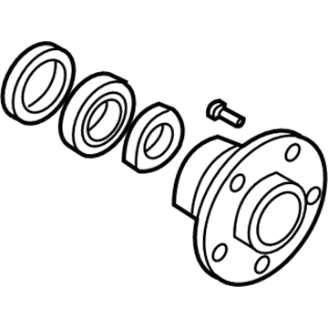 Kia 0K55326060C Rear Wheel Hub Assembly