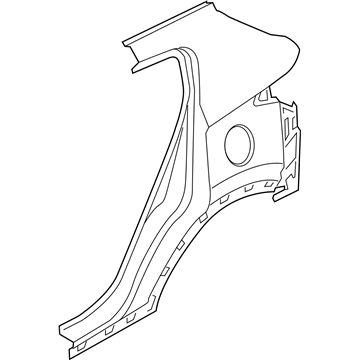 Kia 71504D9C00 Panel Assembly-Quarter Outer