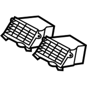 Kia 0K53A6481Y Louver Assembly,RH