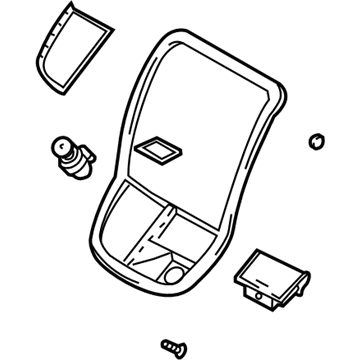 Kia 0K53C64320A00 Panel Assembly-Center