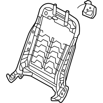 Kia 88310E4000 Frame Assembly-Front Seat B