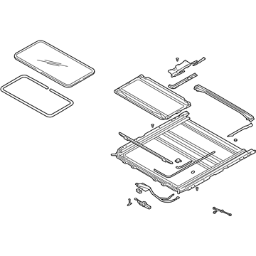 Kia 0K52Y69800BGE Sunroof Assembly