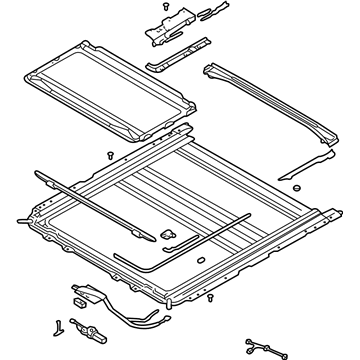 Kia 0K55569830ACY Sunroof Unit Assembly