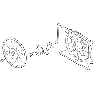 Kia Sorento Fan Blade - 25380B8800