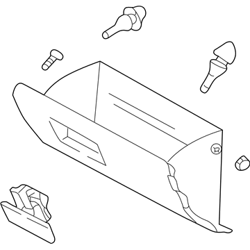 2002 Kia Rio Glove Box - 84510FD200BT