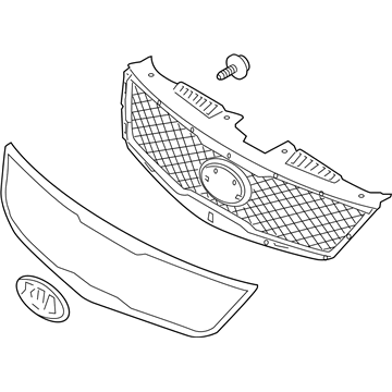 Kia 863501M010 Radiator Grille Assembly