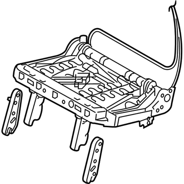 Kia 89110A9061 Frame Assembly-3RD Seat