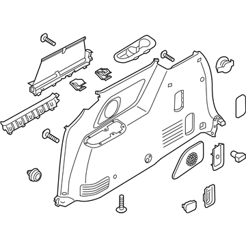 Kia 85740A9730GBU Trim Assembly-Luggage Si