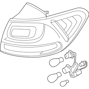 Kia 92402C6500 Lamp Assembly-Rear Combination