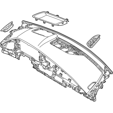 Kia 84710AT000DFS CRASH PAD ASSY-MAIN