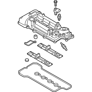 Kia 224102B002 Cover Assembly-Rocker