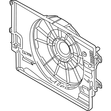 Kia 25350G7000 SHROUD-Radiator