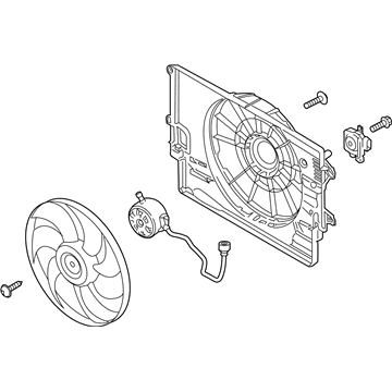 2020 Kia Niro EV Fan Blade - 25380G7000