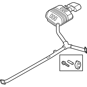 2019 Kia Optima Exhaust Pipe - 28711D5650