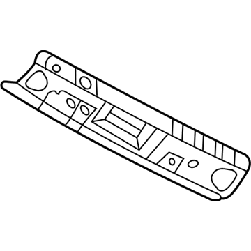 Kia 671334D000 Rail Assembly-Roof Front