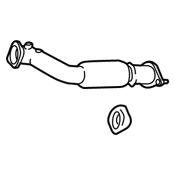 Kia 28610J9250 Front Muffler Assembly