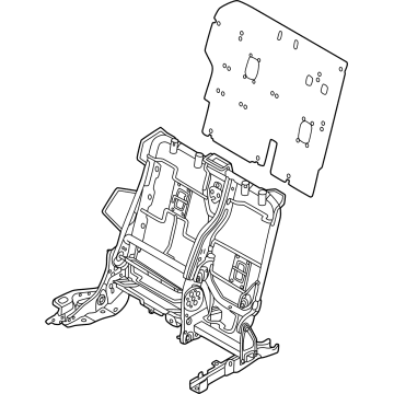 Kia 89410CH421 FRAME ASSY-RR SEAT B