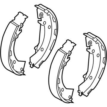 Kia Rio Parking Brake Shoe - 58350H9A00