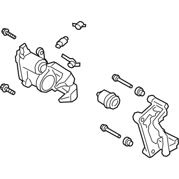 Kia 58311P2A50 Caliper Kit-Rr Brake