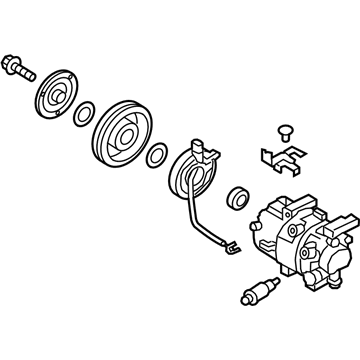 Kia Rio A/C Compressor - 97701H9200