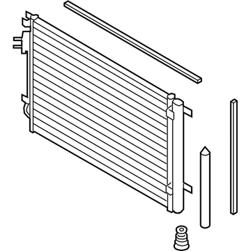 Kia Rio A/C Condenser - 97606H9100