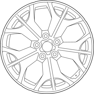 Kia 52910Q5240 Wheel Assembly-Aluminium