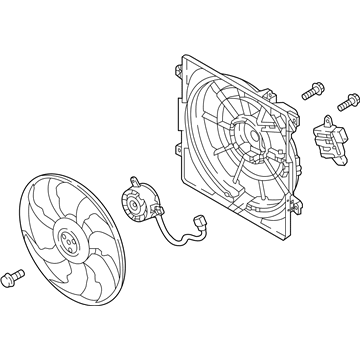 Kia Sportage Fan Blade - 25380D3600