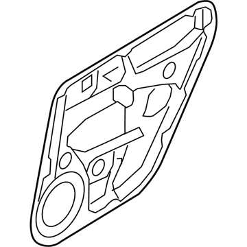 Kia 834021D010 Regulator Assembly-Rear Door