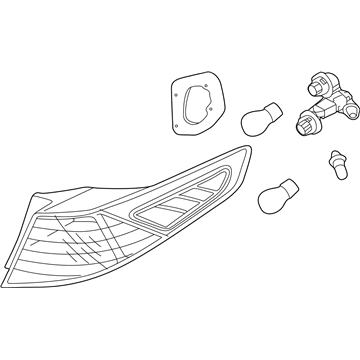 Kia 924012T520 Lamp Assembly-Rear Combination