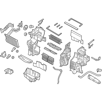 Kia 97205A9300 Heater & EVAPORATOR