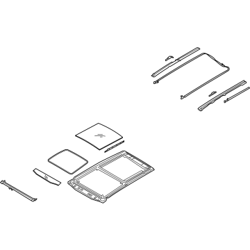 Kia 81610P2000 Frame Assy-Panoramar