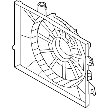 Kia 253503X500 SHROUD-Radiator