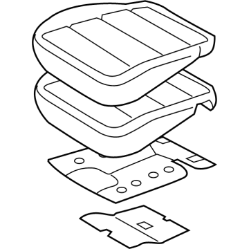 Kia 88100S9051XNA CUSHION ASSY-FR SEAT