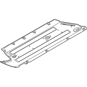 Kia 84227K0001 Under Cover Assembly,RH