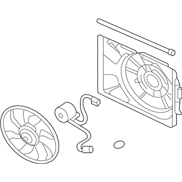 Kia Optima Fan Blade - 253802G200