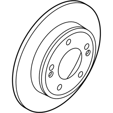 2024 Kia Seltos Brake Disc - 58411B2500