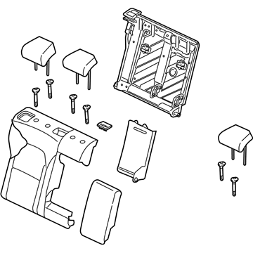 Kia 89400J5950CNZ Back Assembly-Rr Seat RH