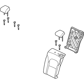 Kia 89300J5920CNZ Back Assembly-Rr Seat LH