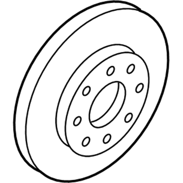 Kia 517123F100 Disc-Front Wheel Brake