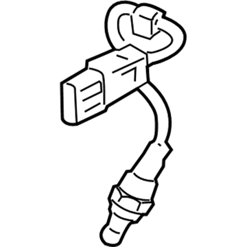 Kia 392103F120 Oxygen Sensor Assembly, Rear Left