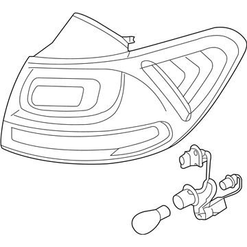 2019 Kia Sorento Tail Light - 92401C6600