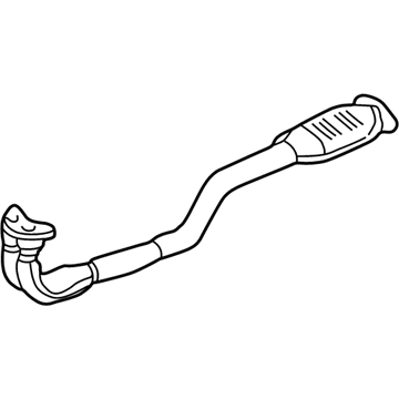 2002 Kia Optima Exhaust Pipe - 2861038156