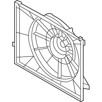 Kia 253501U100 SHROUD-Radiator