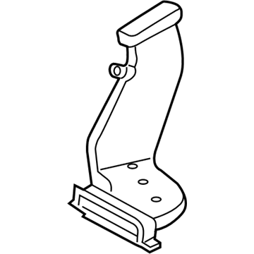 Kia 973702F100 Duct-Rear Heating RH