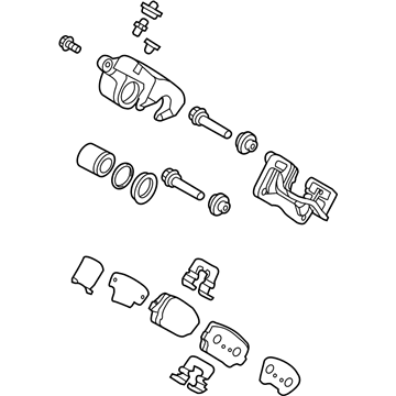 Kia Brake Caliper Bracket - 582102W000