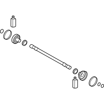 Kia 498R7GI000 SHAFT KIT,RH