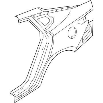 Kia 71503D5C00 Panel Assembly-Quarter Outer