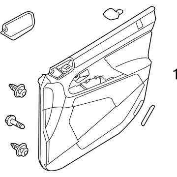 Kia 823083W030AN6 Panel Assembly-Front Door Trim